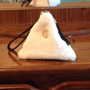 White with black strap Handbag Brand new